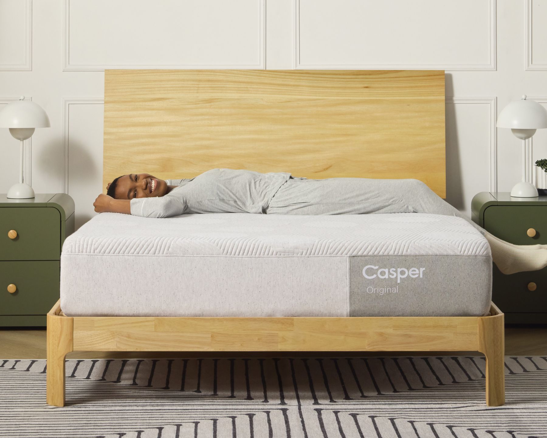 Image of mattress layers expanded