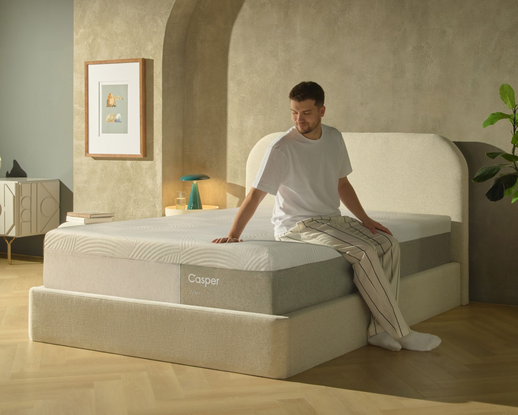 Image of mattress layers expanded