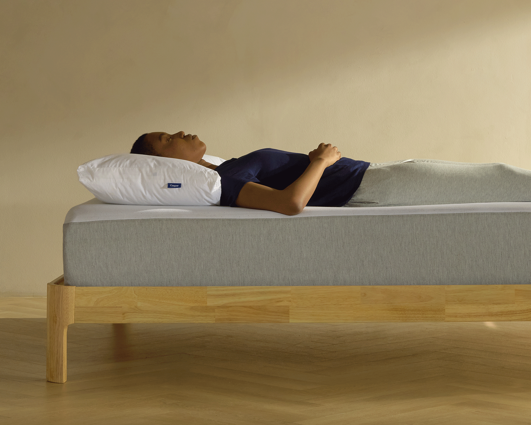 Image of mattress layers expanded