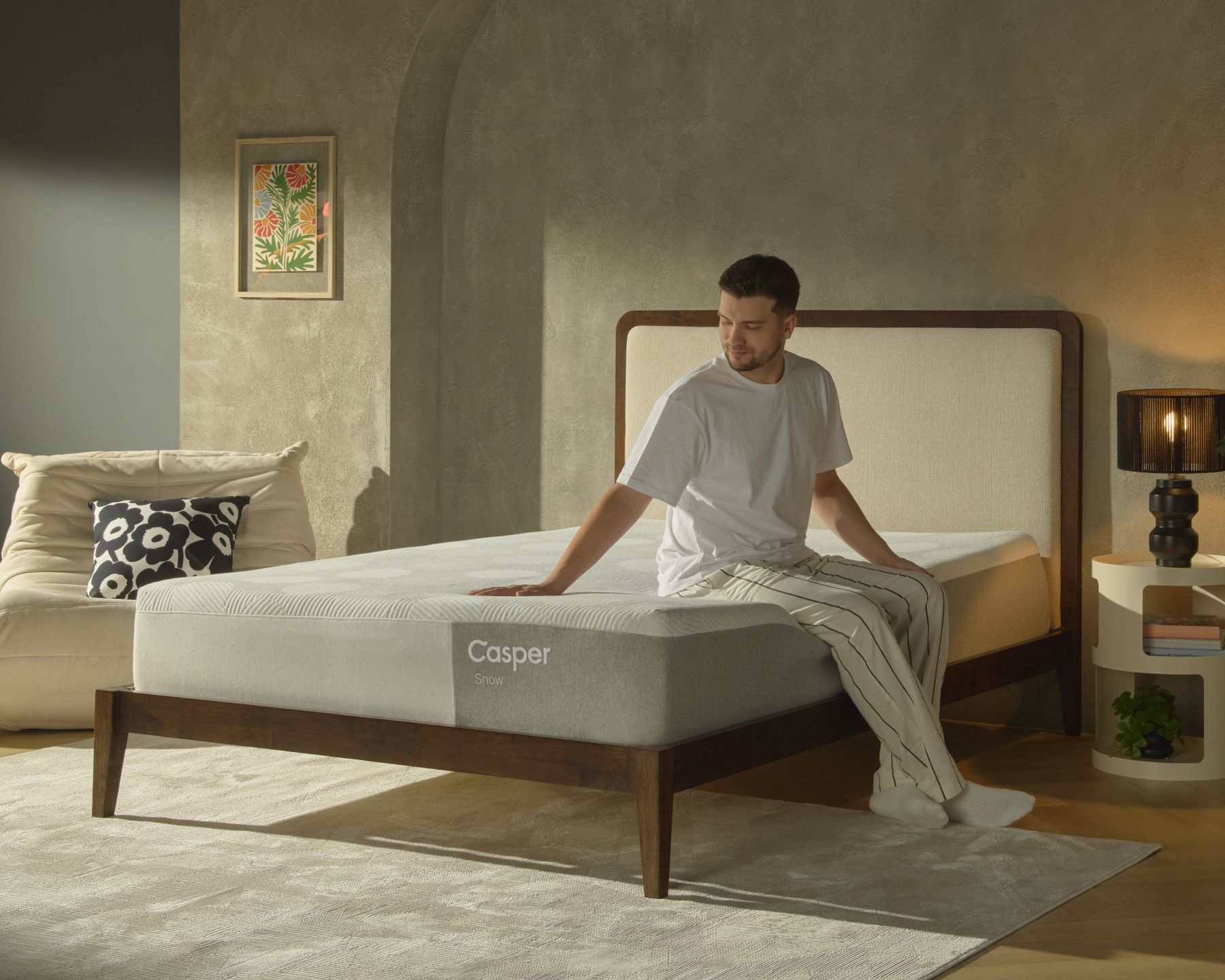 Image of mattress layers expanded